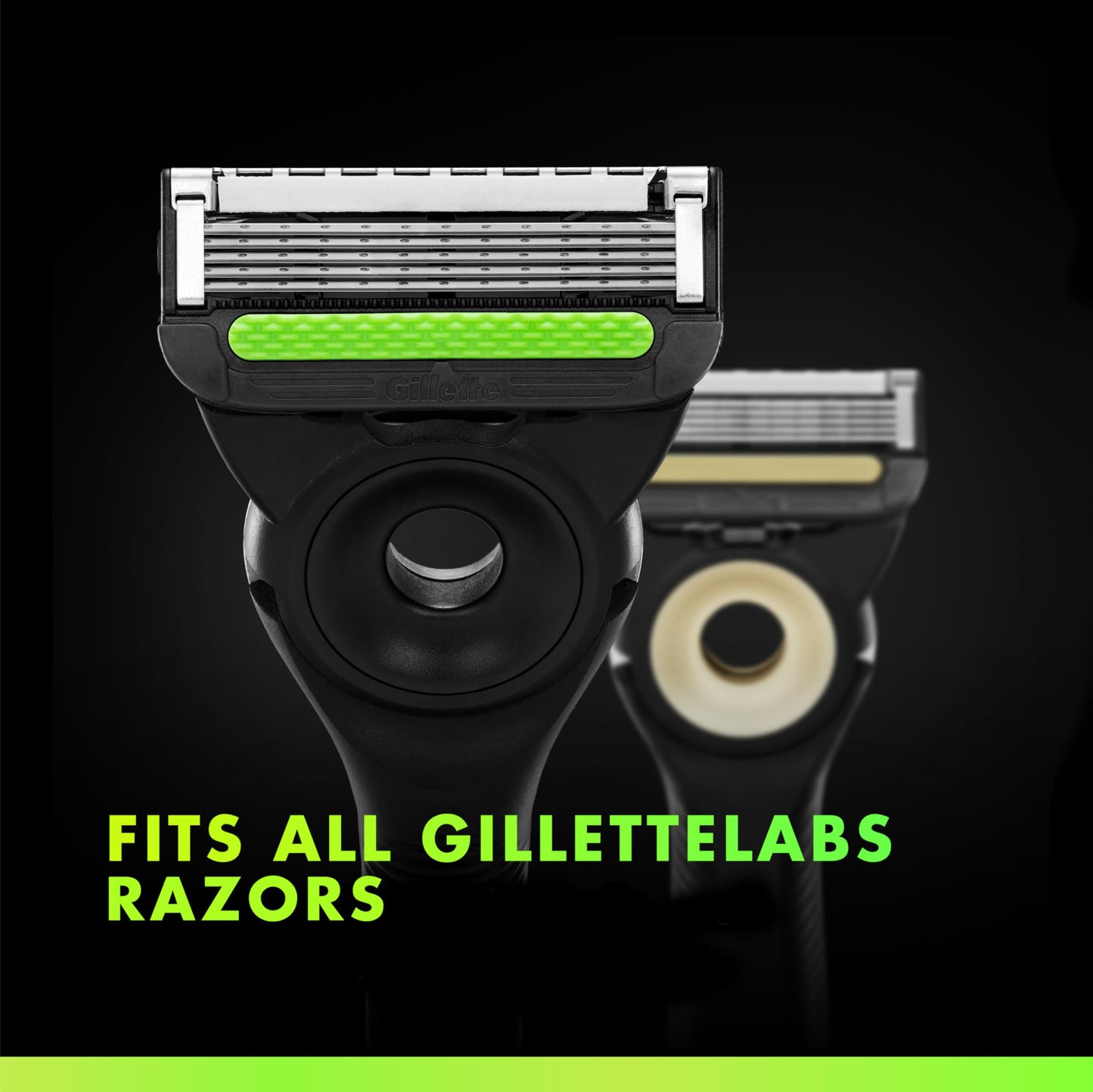 Gillette Labs Razor Blade Shaving Refills for Men, 4 count