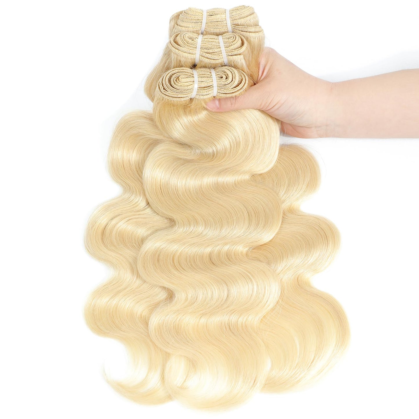 613 Bundles Blonde Human Hair Body Wave Single Bundle 16 Inch 1 Bundle 100% Unprocessed 12A Brazilian Virgin Hair 613 Body Wave Bundles 100g One Bundle