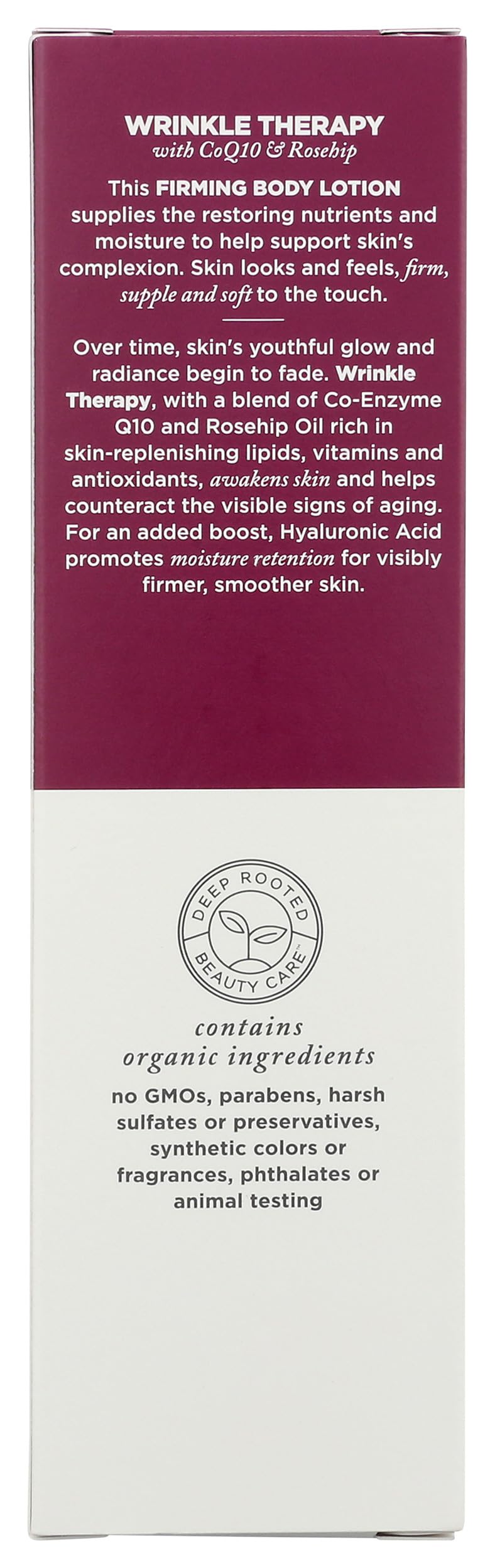 Avalon Organics Firming Body Lotion, Wrinkle Therapy with CoQ10 & Rosehip, 8 Oz