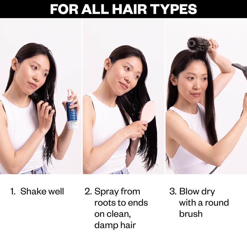 IGK Body Language Rice Water Plumping and Thickening Mist | Plumps Fine, Flat Hair for Soft, Touchable Volume | Hydrates, Detangles and Protects Up to 450°F | 5 Oz