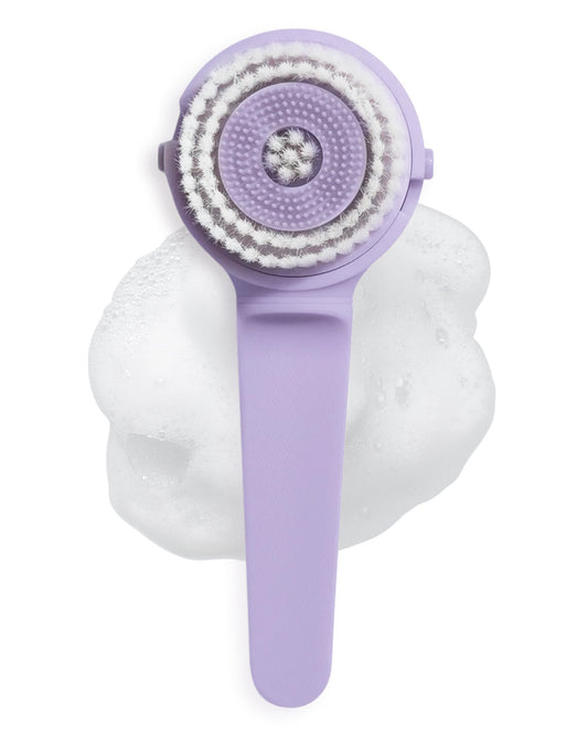 Anisa Beauty Cleansing Brush | Gentle Facial Exfoliator with Soft Synthetic Fibers & Flexible Silicone for Deep Cleansing | Vegan & Cruelty-Free