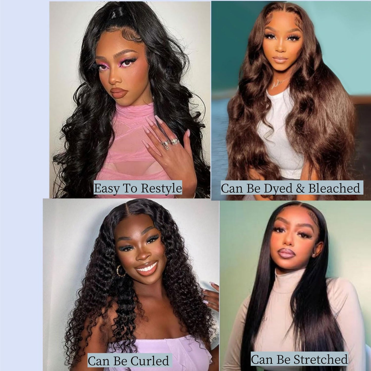 12A Human Hair Bundles - 16 Inch Body Wave Extensions | Unprocessed Brazilian Virgin, Natural Black