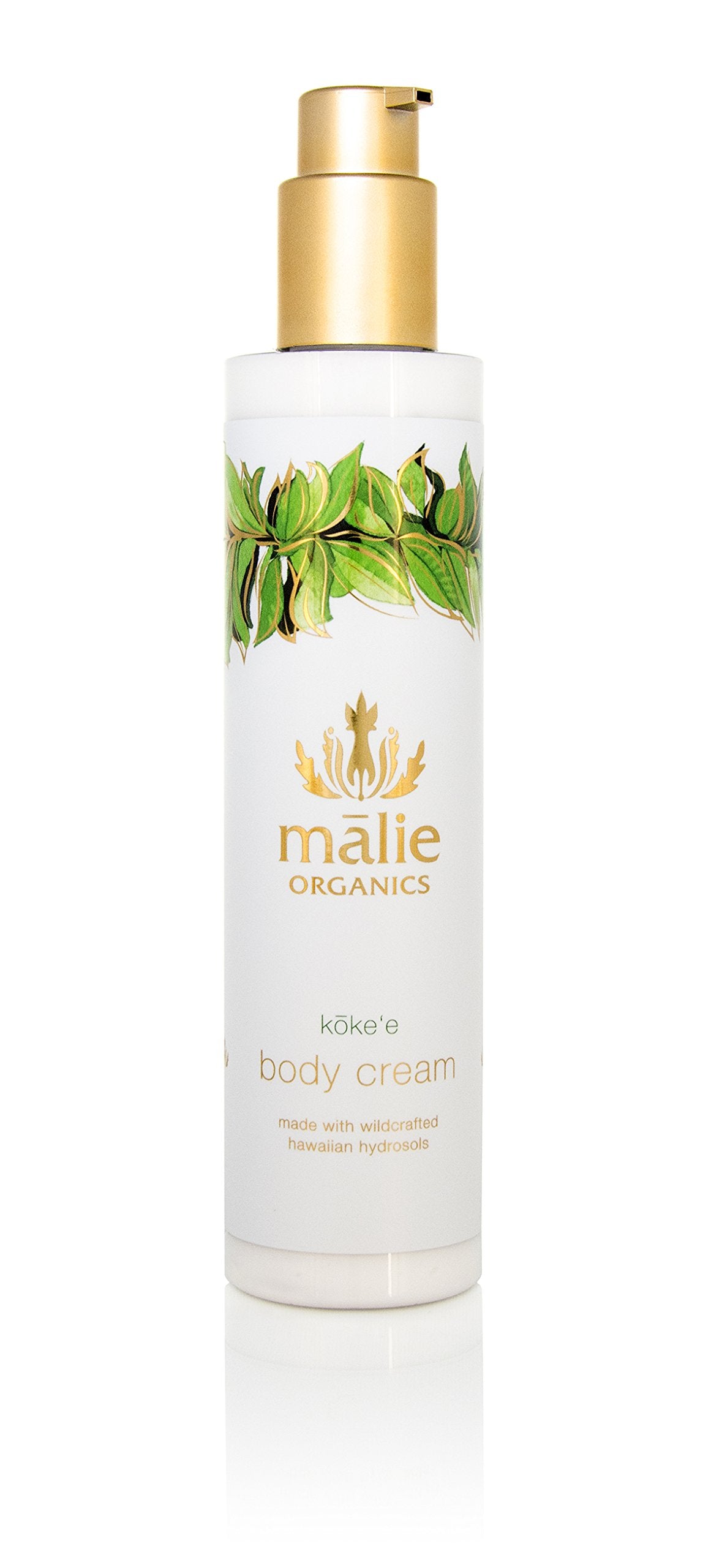 Mālie Organics Body Cream, Kōke‘e Scent, Deep Hydration, Coconut Oil + Kukui Nut Oil + Aloe + Chamomile, Vegan, 7.5 oz