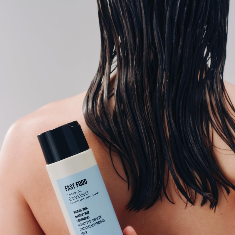 AG Care Fast Food Leave On Conditioner - Ulta-Shine and Weightless Conditioner, 8 Fl Oz