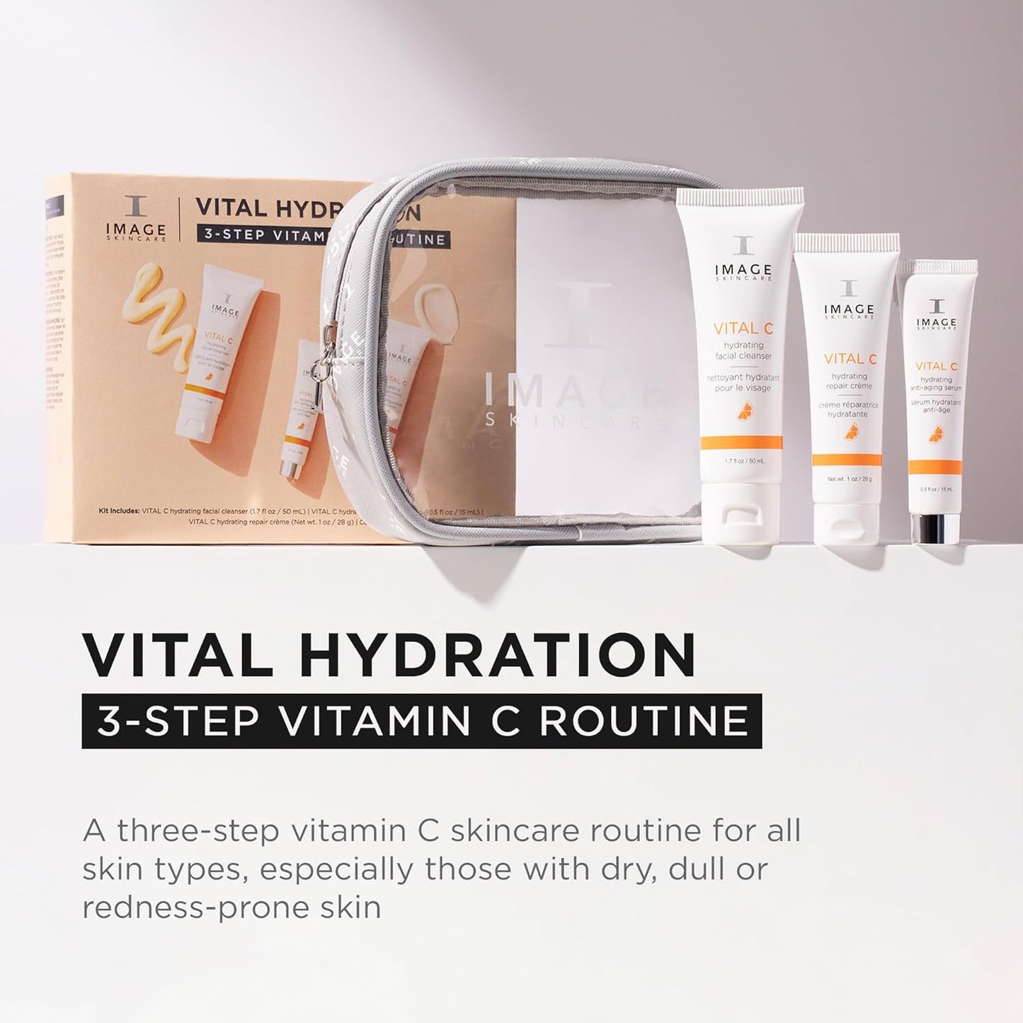 IMAGE Skincare VITAL C Hydrating Face Serum - Brightening Vitamin C & Hyaluronic Acid for Smooth, Youthful Skin