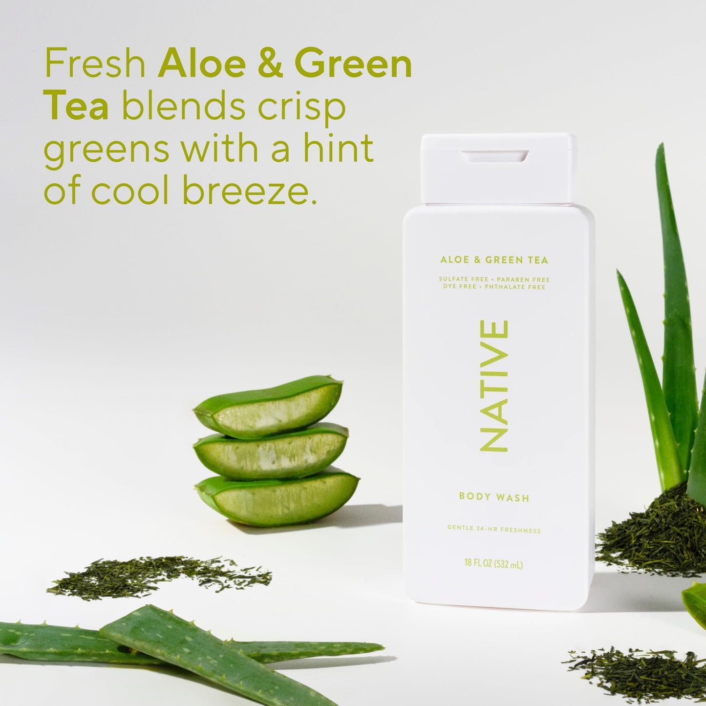 Native Body Wash Contains Naturally Derived Ingredients | For Women & Men, Sulfate, Paraben, & Dye Free Leaving Skin Soft and Hydrating