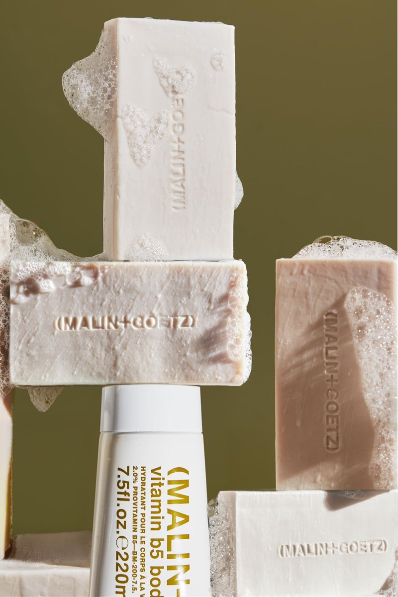 MALIN+GOETZ Vitamin B5 Hydrating Bar – Rum | Triple-Milled Skincare Bar with Vitamin B5, Hyaluronic Acid, Amino Acids + Shea Butter | Cleanses + Hydrates Skin | Rum Scent | Vegan + Cruelty-Free (5 oz)