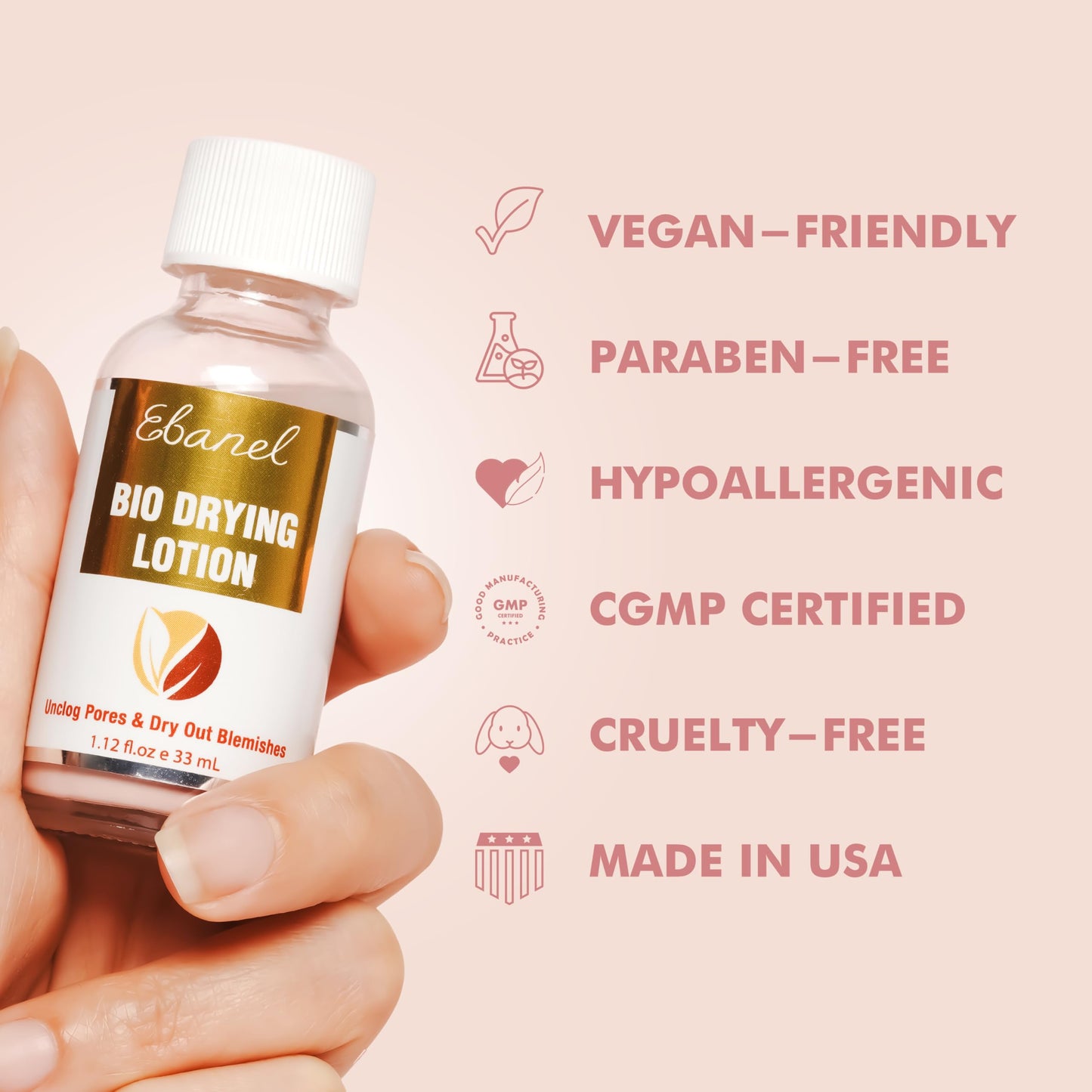 Ebanel Bio Drying Lotion Blemish Spot Solution for Face & Body