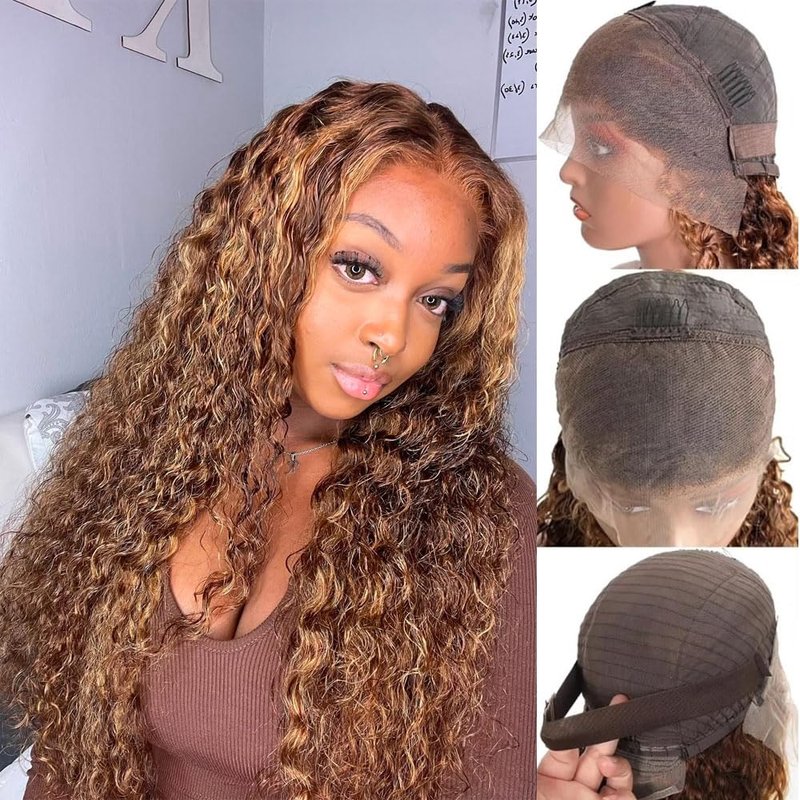 JFOOHD Blonde Bob Wig Human Hair 613 Lace Front Wig 13x4 HD Lace Frontal Straight Wigs Human Hair Pre Plucked With Baby Hair Short Bob Wigs for Women 180% Density 12 Inch