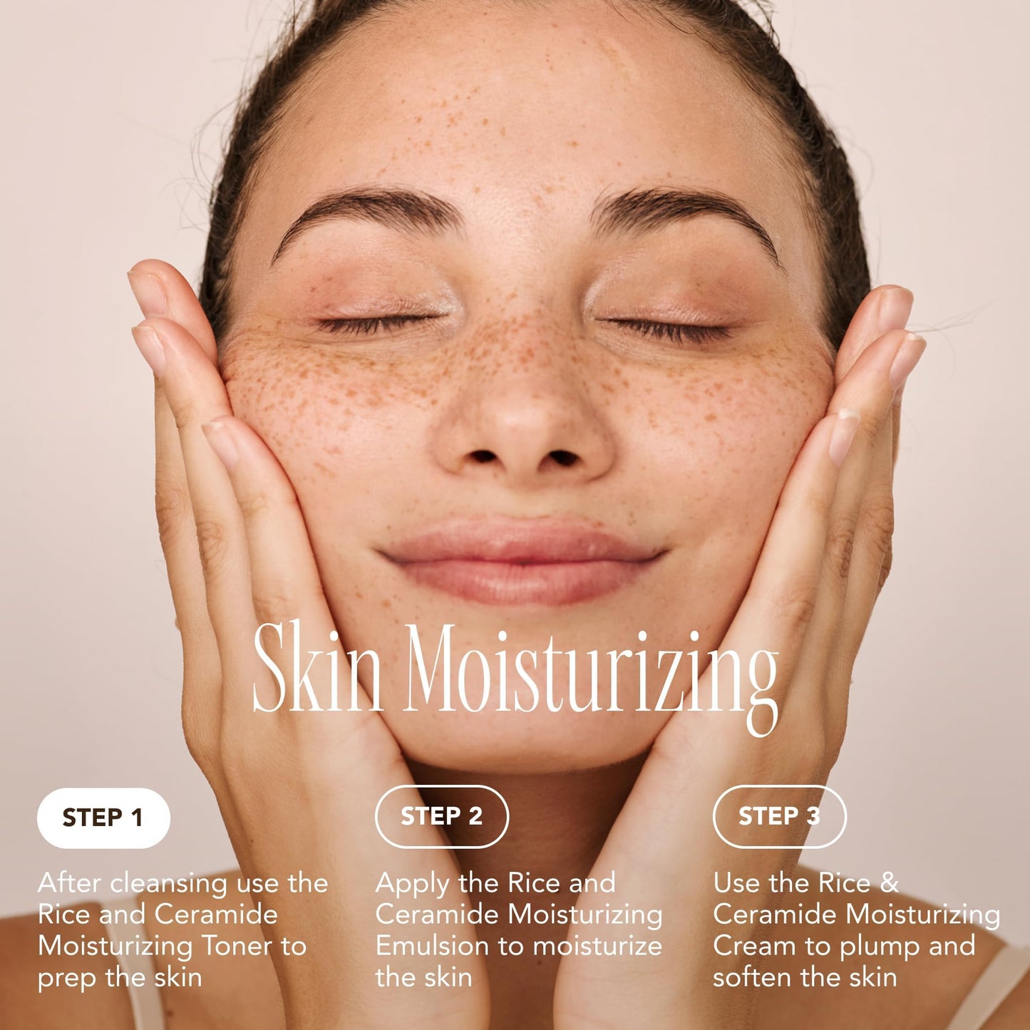 THE FACE SHOP Rice Ceramide Moisturizing Emulsion, Hydrating with Rice Water, Targets Dryness, Strengthens Skin Barrier, Lightweight, Korean Skin Care, 5.0 fl. oz.