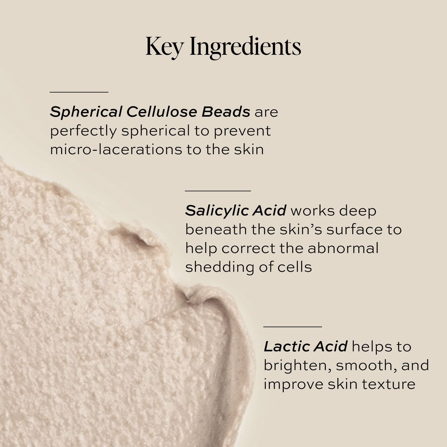 DIME Beauty Whipped Exfoliating Face Mask - Gentle Scrub with Salicylic Acid, Lactic Acid and 3-Size Cellulose Beads, Pore Cleansing, Smoothing Facial Exfoliator - 2 oz / 60 ml