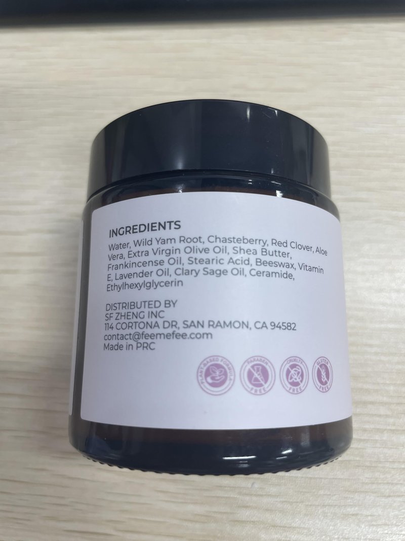 Wild Yam Cream 4oz, Organic Balancing Cream for Women, Deep Nourishment and Hydration, Made With Wild Yam Root, Chaste Tree Berry and Red Clover