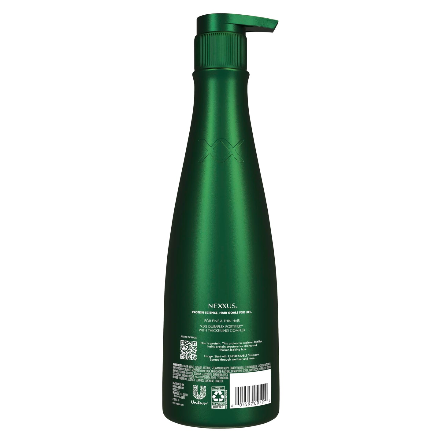 Nexxus Unbreakable Anti Breakage Conditioner for Strengthening for Fine and Thin Hair Hair Care Powered by DURAPLEX FORITIFIER Technology with Thickening Complex 13.5