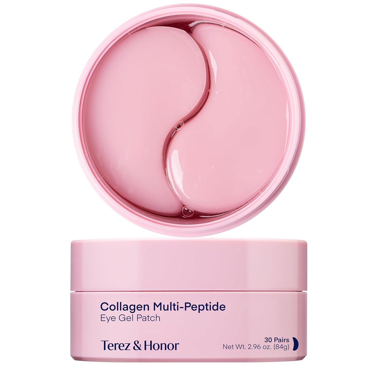 Peptide Collagen Under Eye Patches - 60 Hydrogel Masks for Puffy Eyes, Dark Circles & Wrinkles | Anti-Aging Eye Gel Pads