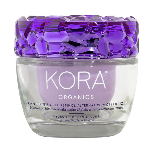 KORA Organics Plant Stem Cell Retinol Alternative Moisturizer, Active Retinol Alternative Blend Smooths Wrinkles and Firms Skin