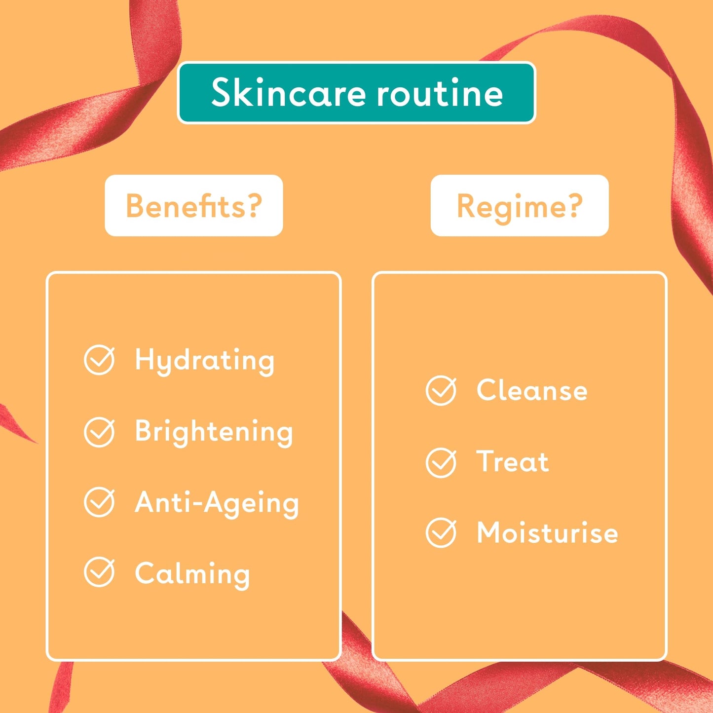 Q+A Skincare Treats Gift Set, 3-Step Routine for Healthy, Radiant Skin, Hydrating Facial Cleanser (75ml), Niacinamide Serum (30ml) & Vitamin C Face Cream (50g), Stocking Stuffers