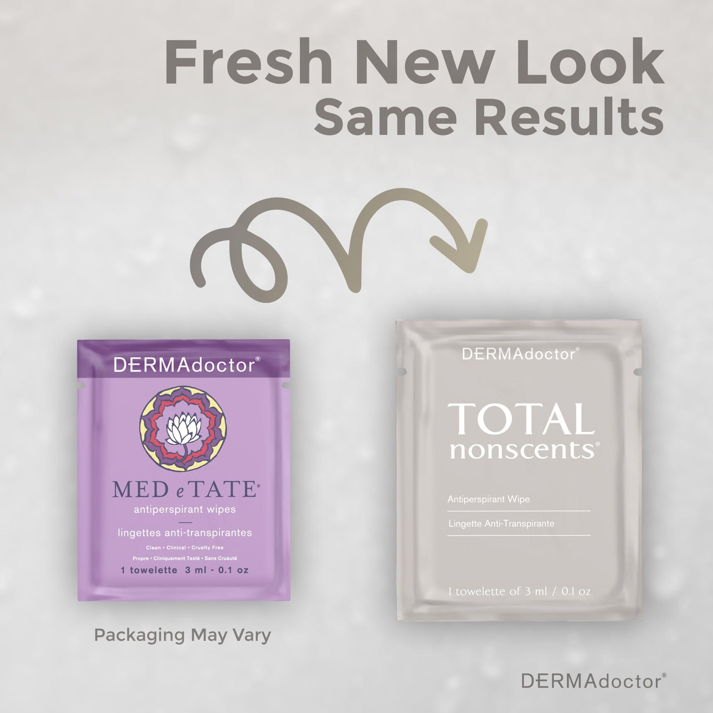 DERMAdoctor Antiperspirant Wipes, Doederant Roll on