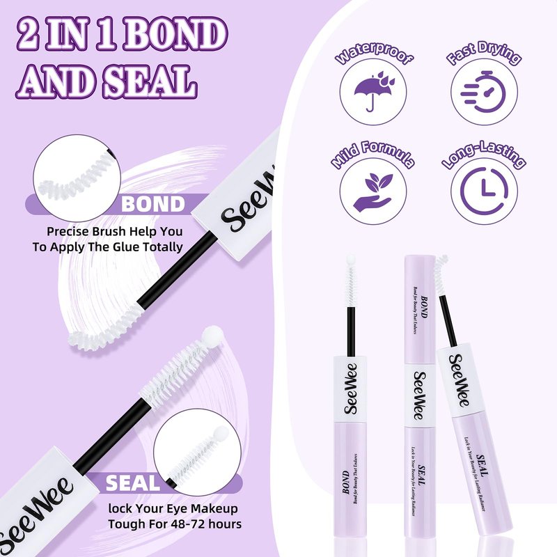 Brown Lash Clusters Kit 10-18mm D Curl Dark Brown Lash Clusters 120pcs DIY Wispy Cluster Eyelash Extensions Individual Natural Lashes False Eyelash Kit with Bond & Seal Remover Tweezers(S3 Lash Kit)