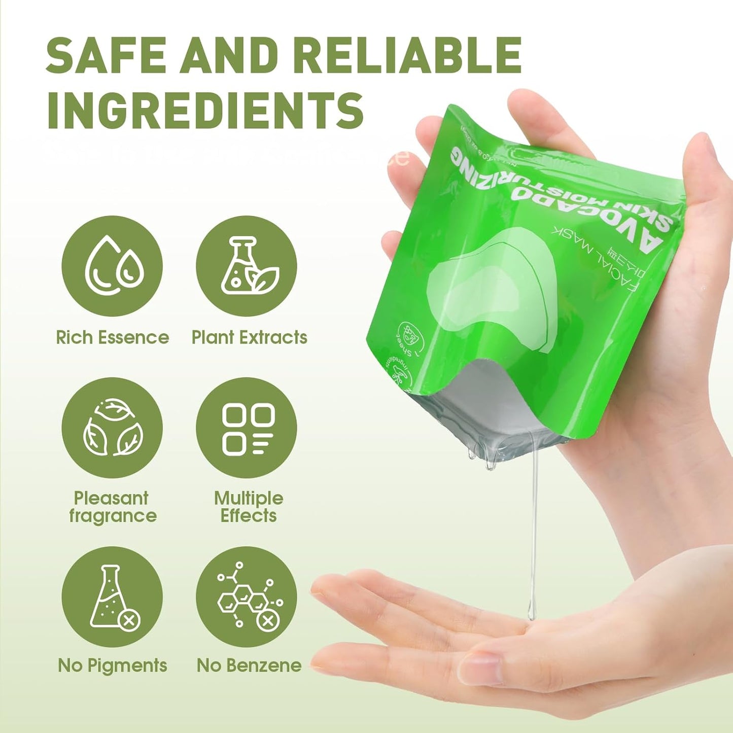 Collagen Hydrating Face Masks - 48 Pack Moisturizing & Soothing | All Skin Types Spa Gift Set