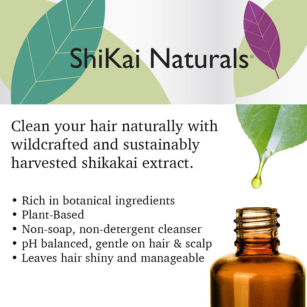 ShiKai - Color Care Shampoo, Plant-Based, Non-Soap, Non-Detergent, Revitalizes and Protects Color-Treated Hair (12 Ounces, Pack of 3)