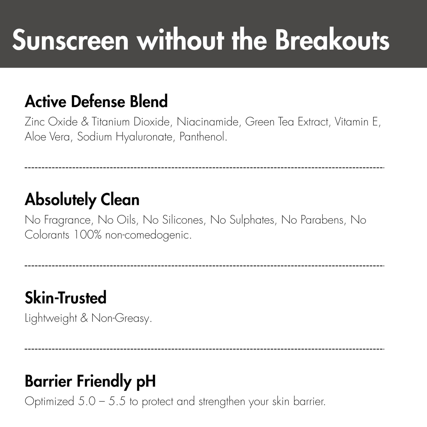 Acne Commander Mineral SPF 50 Face Sunscreen for Acne-Prone & Sensitive Skin — Zinc Oxide, Non-Comedogenic, No White Cast — Tinted, Broad Spectrum, Fragrance-Free, Lightweight Daily, ~52g