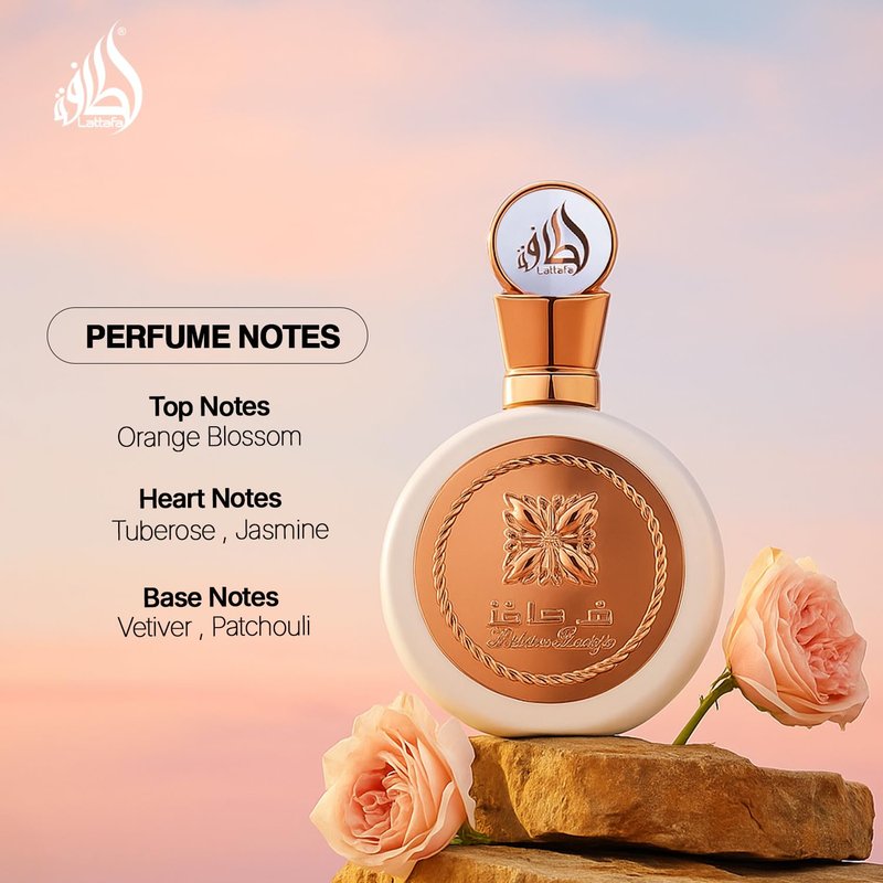 Lattafa Fakhar Eau de Parfum for Women - Long-Lasting Floral & Fruity Fragrance | 3.40 oz / 100 ml