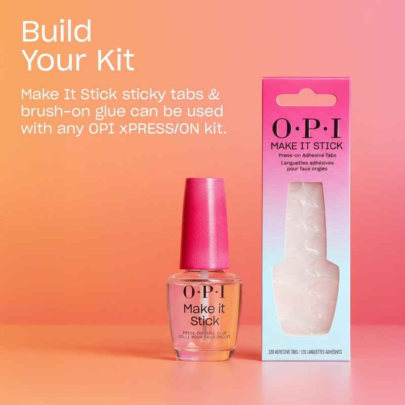 OPI Make It Stick Nail Adhesive Glue | 0.5 Fl Oz - 15 mL