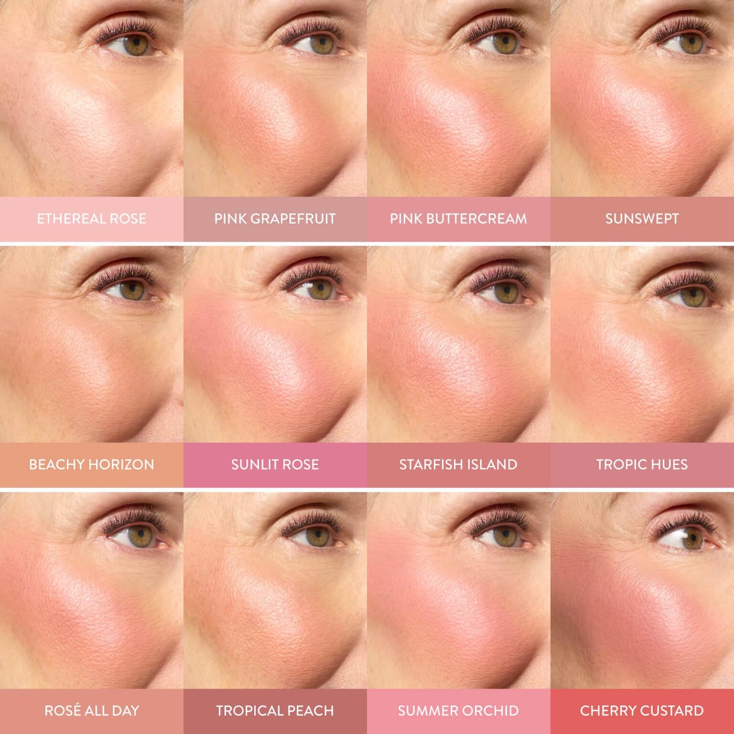 LAURA GELLER NEW YORK Baked Blush-n-Brighten for Mature Skin - 03 Ethereal Rose - Powder Blush Won't Settle into Fine Lines - Buildable Natural Finish – Longlasting Formula - Made in Italy
