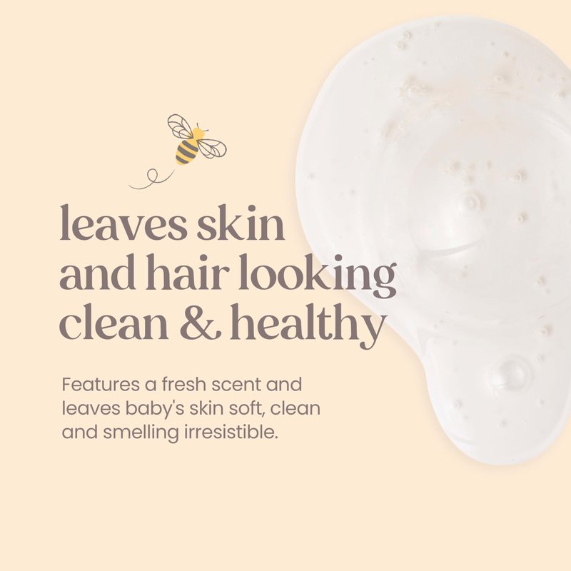 Burt's Bees Baby Shampoo and Body Wash Bundle, 2 Original and 1 Calming with Lavender Tear Free Baby Soap, 12 Fl Oz, 3 Count