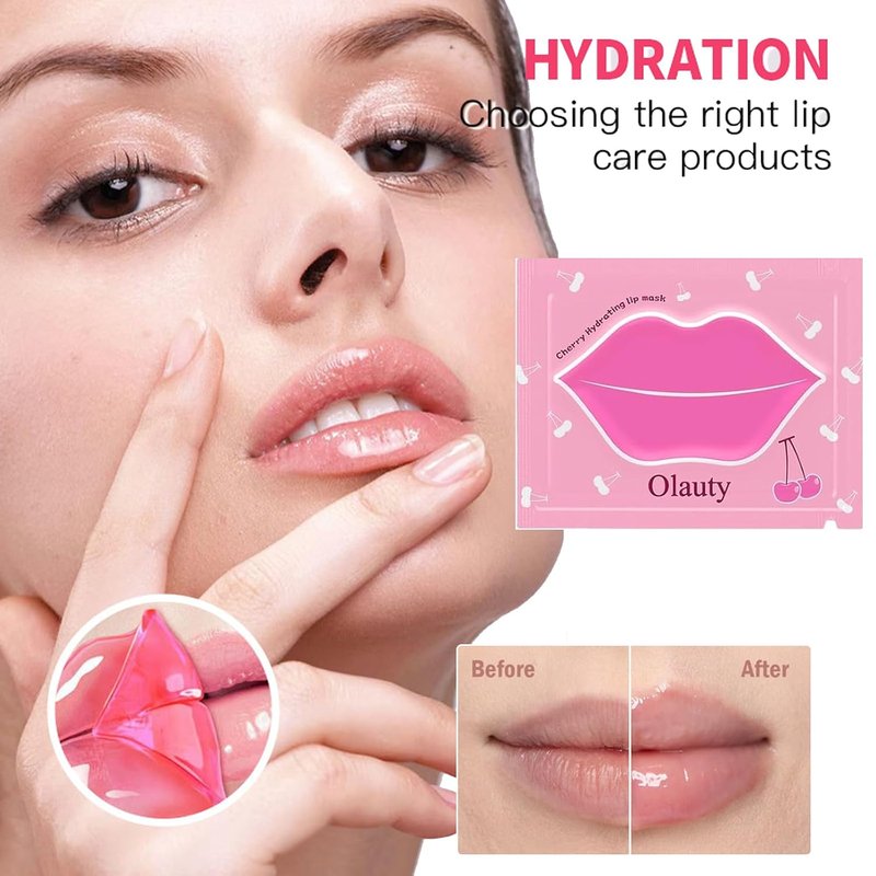 Lip Mask & Eye Mask Set - 30 Pairs Under Eye Patches for Puffy Eyes | Perfect Gift for Women, Teachers & Parties