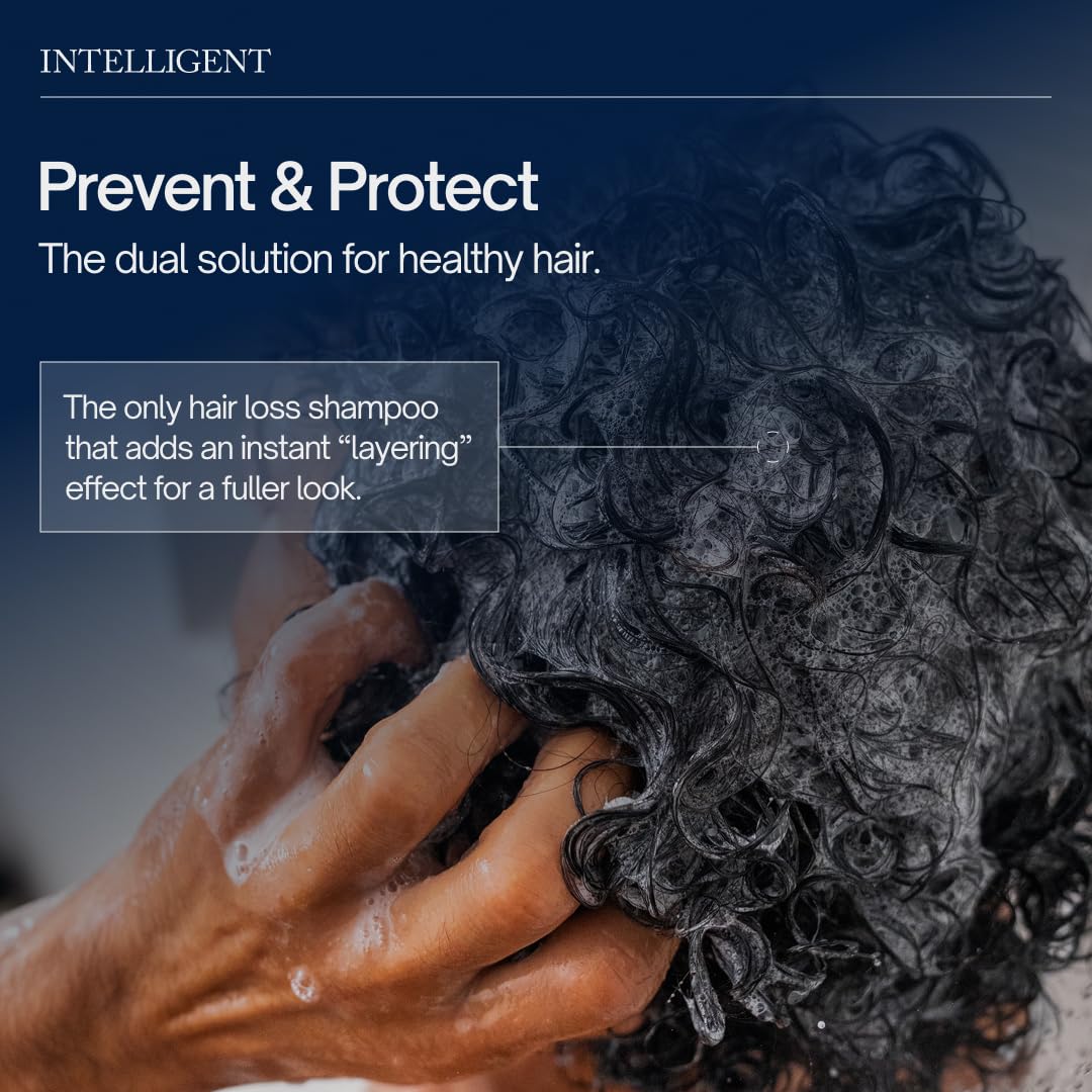 INTELLIGENT Super Volumizing Hair Loss Shampoo - Strengthens Weakened Hair | Maximizes Volume | Formulated for Thinning Hair | 10 fl oz (295 ml)