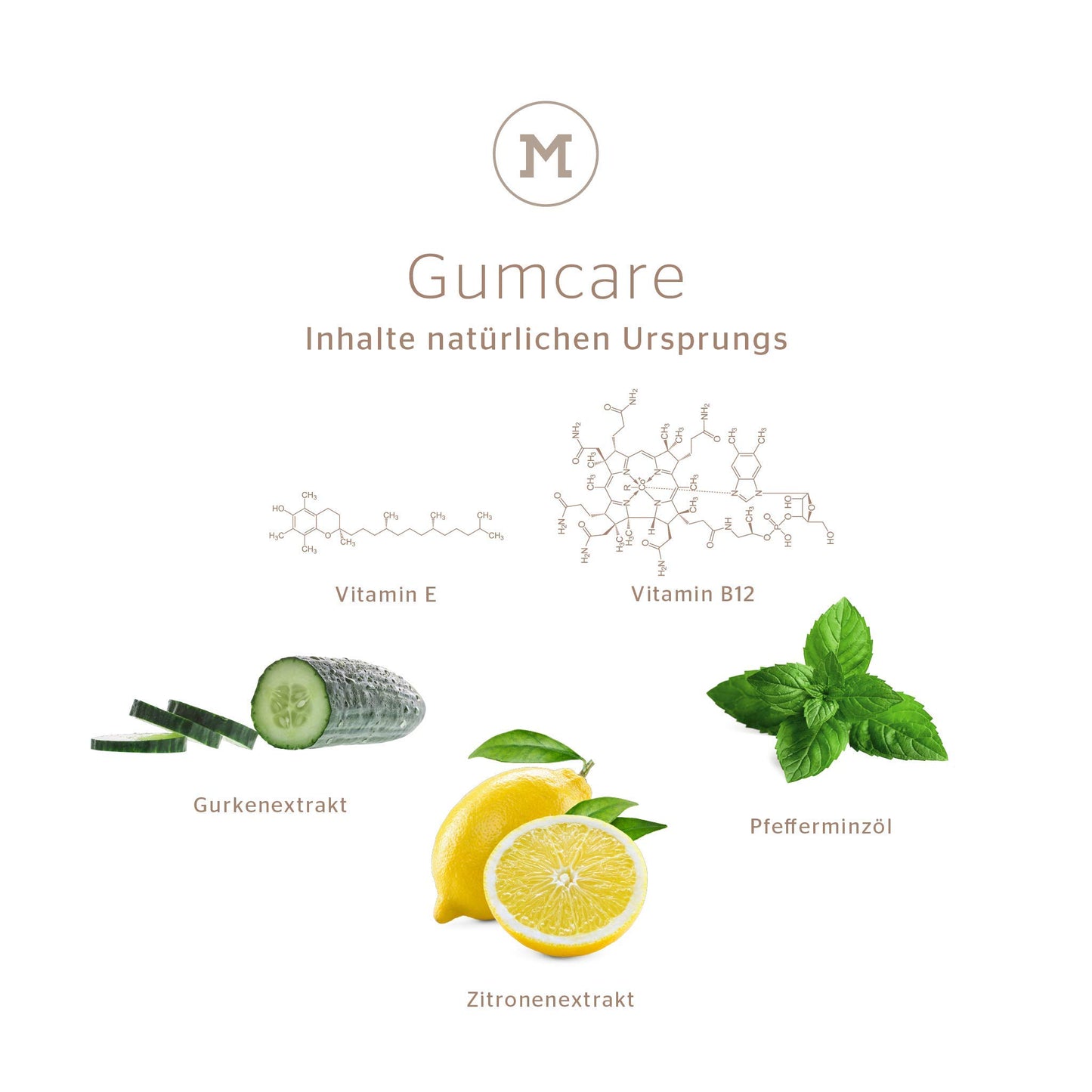 MINT Gum Care Gel with Vitamin E (75 ml)– Antioxidant Oral Care for Stressed Gums – Enriched with Vitamin B12, Peppermint Oil, Cucumber & Lemon Extracts – Alcohol-Free – Vegan