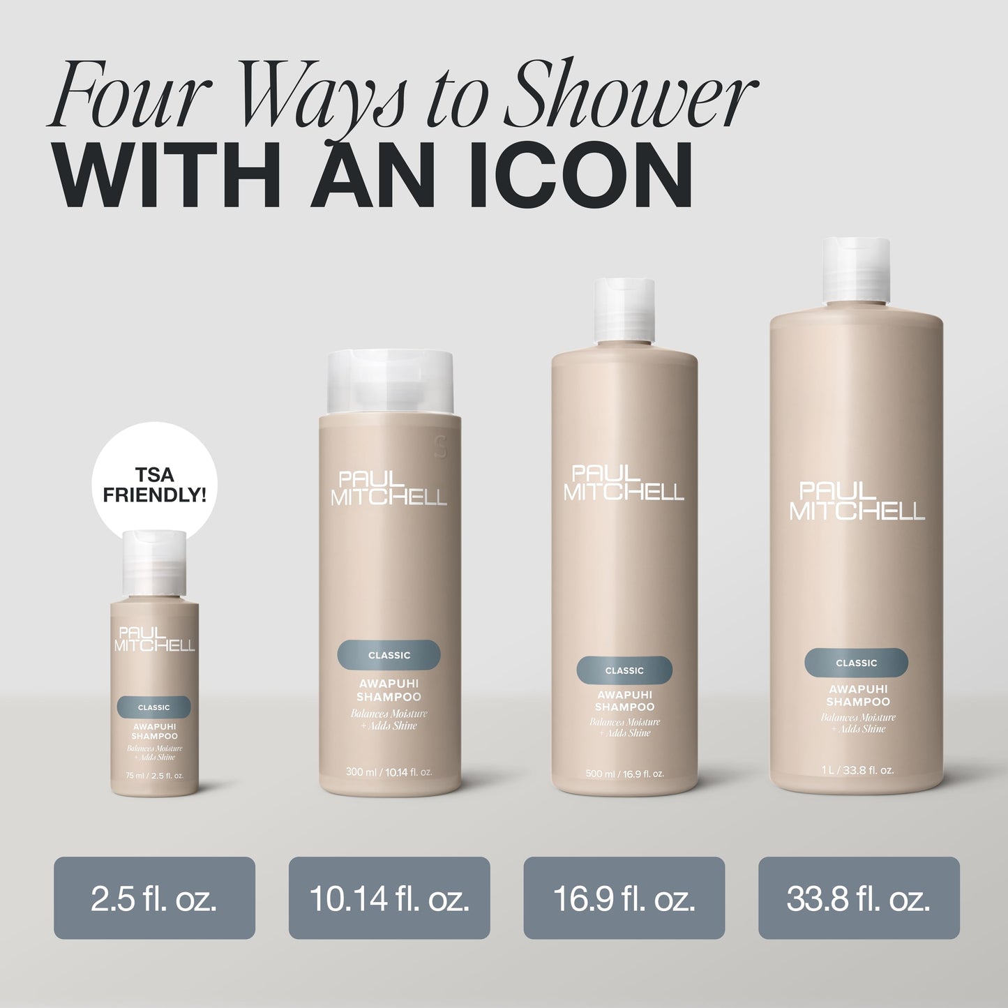Paul Mitchell Awapuhi Shampoo, Balances Moisture + Adds Shine, For All Hair Types, Especially Fine + Static-Prone Hair