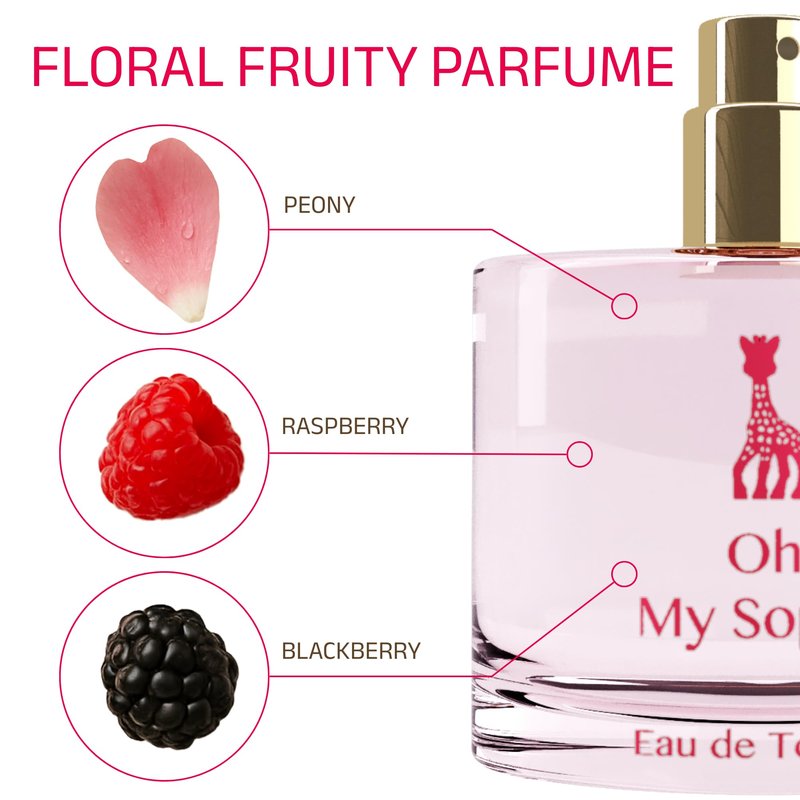Sophie la girafe Oh! My Sophie, Eau de Toilette | Fresh, Raspberry & Floral Scent (50 ml or 1.7 fl oz)