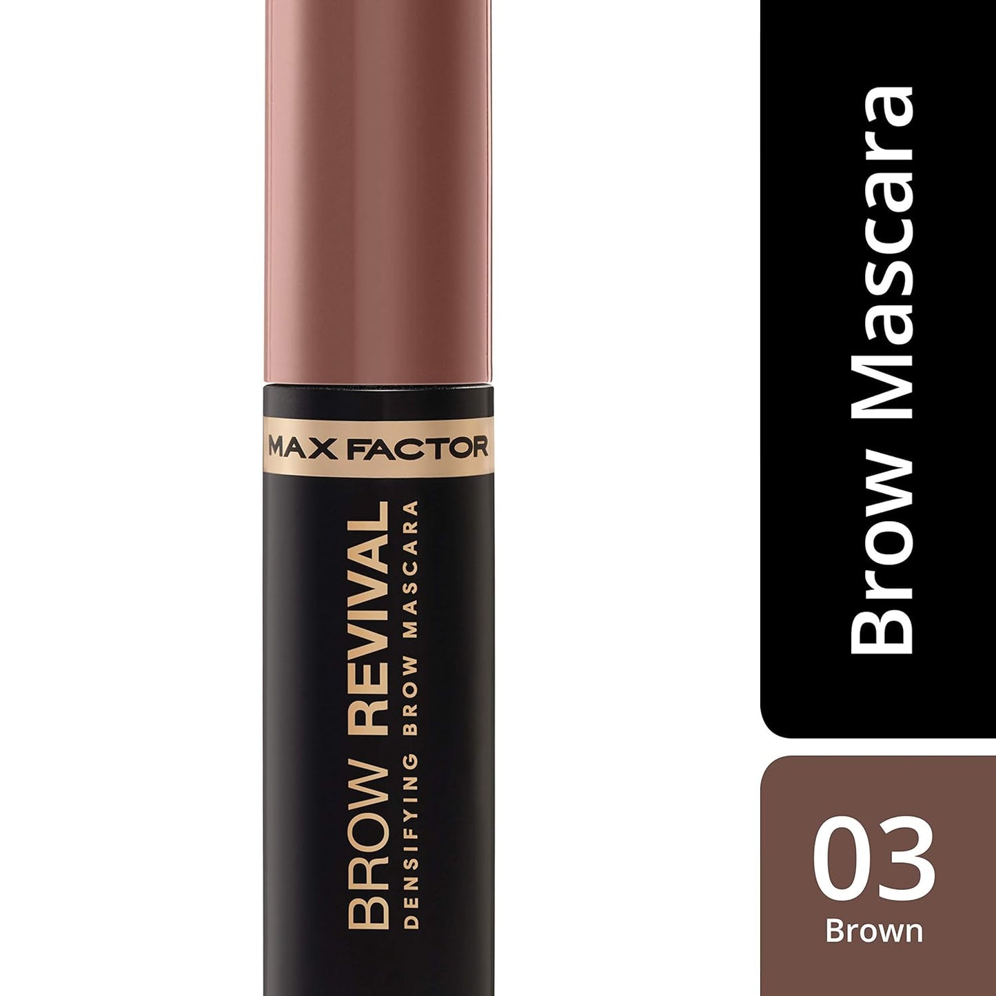 Max Factor Brow Revival Gel - Long-Lasting, Waterproof Formula | 003 Brown Shade