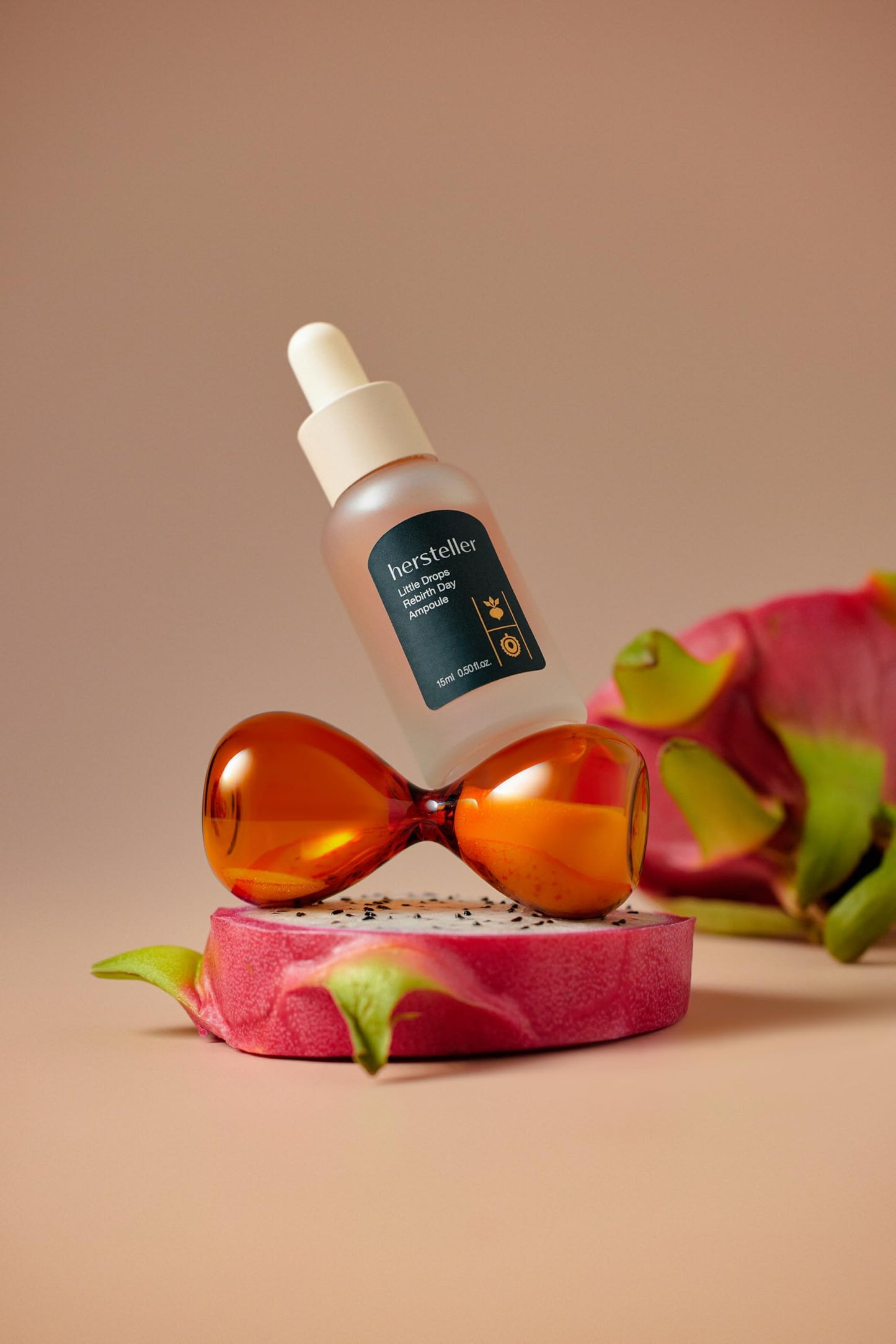 hersteller Little Drops Rebirth Day Ampoule 45ml, 1.5 Fl Oz Enhance Skin Texture Beetroot Extract Calming Vegan Facial Skin Plumper Looking Korean Skincare