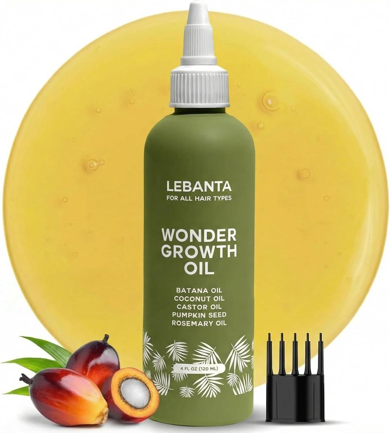 Lebanta Batana Oil for Hair Growth - 100% Pure Natural Blend with Organic Castor, Pumpkin Seed & Coconut Oil | Thicker, Stronger Hair (1 Pack)