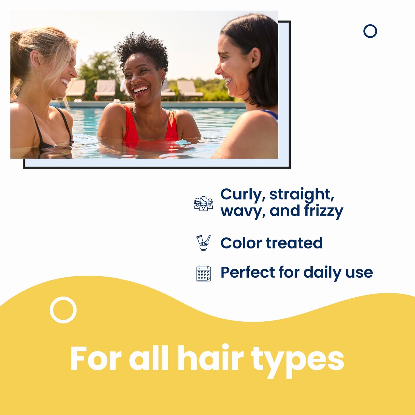 AQUA GUARD Pre-Swim Hair Defense | Family Size for More Swims Per Bottle | Prevents Chlorine Damage + Softens Hair While Swimming | Made in California | 16.9 oz