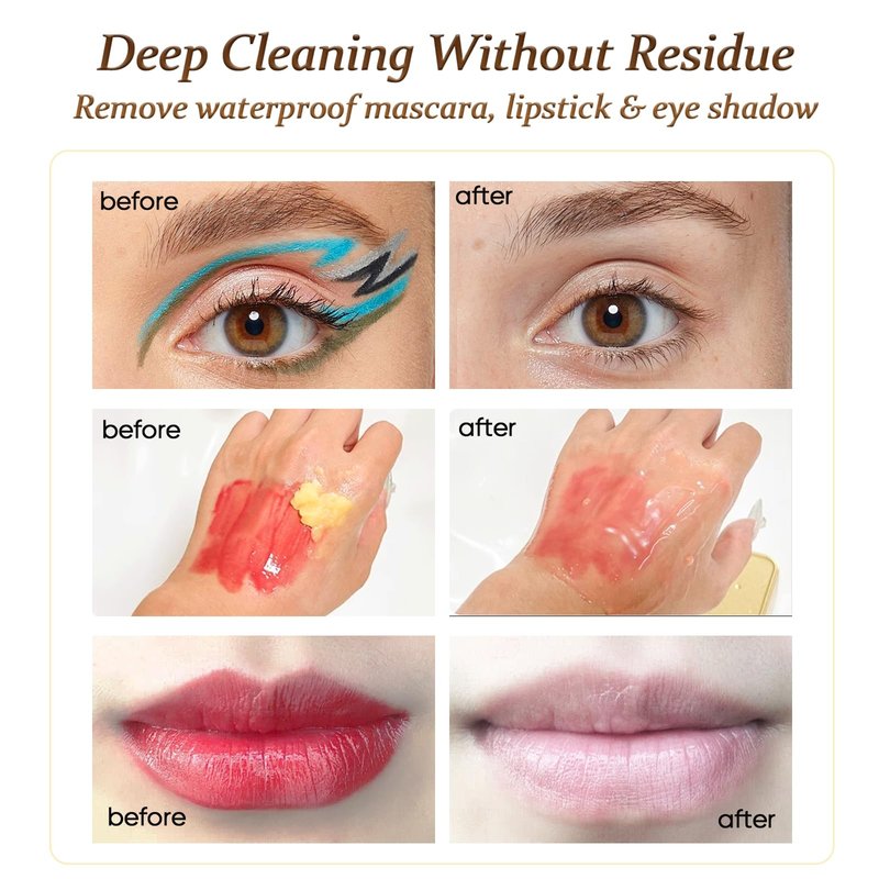 KWYBOW Vitamin E Cleansing Balm (3oz) – Removes Waterproof Makeup & SPF, Hydrating, No Double Cleanse, Korean Oil-Based, Vegan, Travel-Friendly Tin with Magnetic Spatula, For All Skin Types