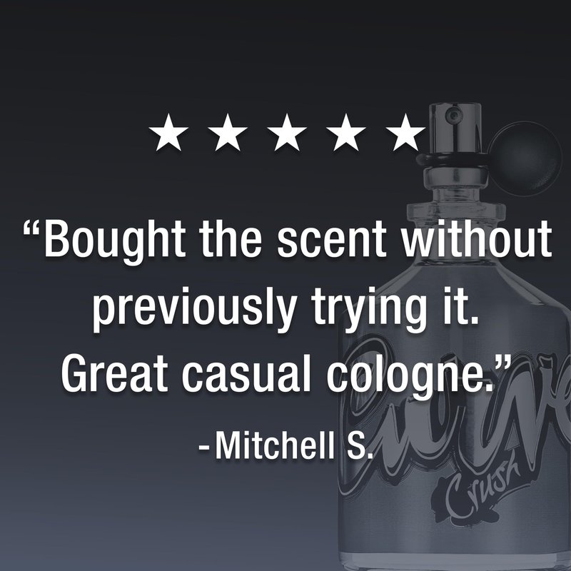 Curve Crush Men's Cologne Fragrance Spray, Casual Day or Night Scent, 4.2 fl oz