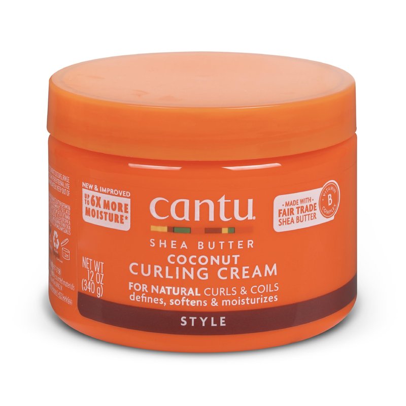 Cantu Coconut Curling Cream, 12 Ounce (Pack of 6)