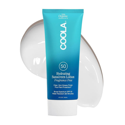 COOLA Organic Sunscreen SPF 50 - Vegan, Gluten-Free Body Lotion for Daily Skin Protection | 5 Fl Oz