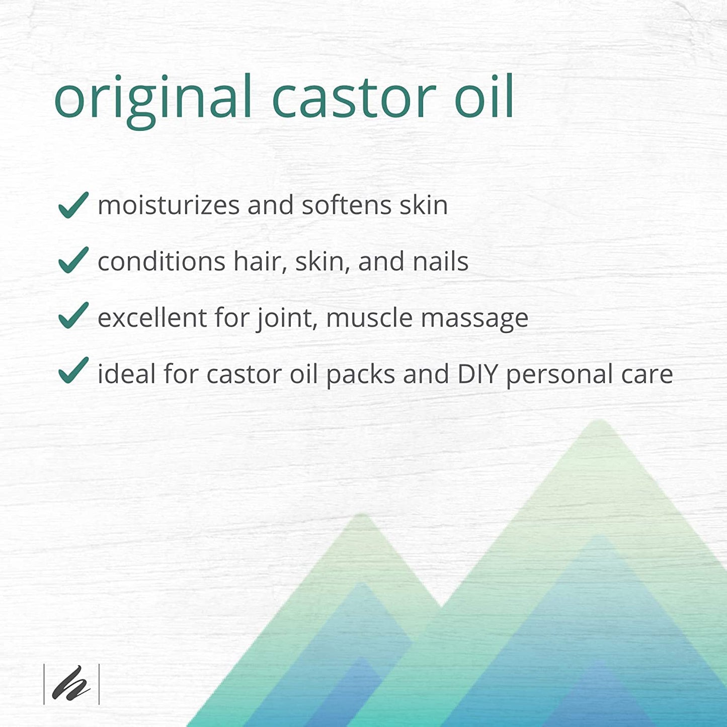 Castor Oil for Body, Skin & Brows - USDA Organic, Non-GMO | 32 fl oz, Pack of 2 - Cold Pressed, Hexane Free