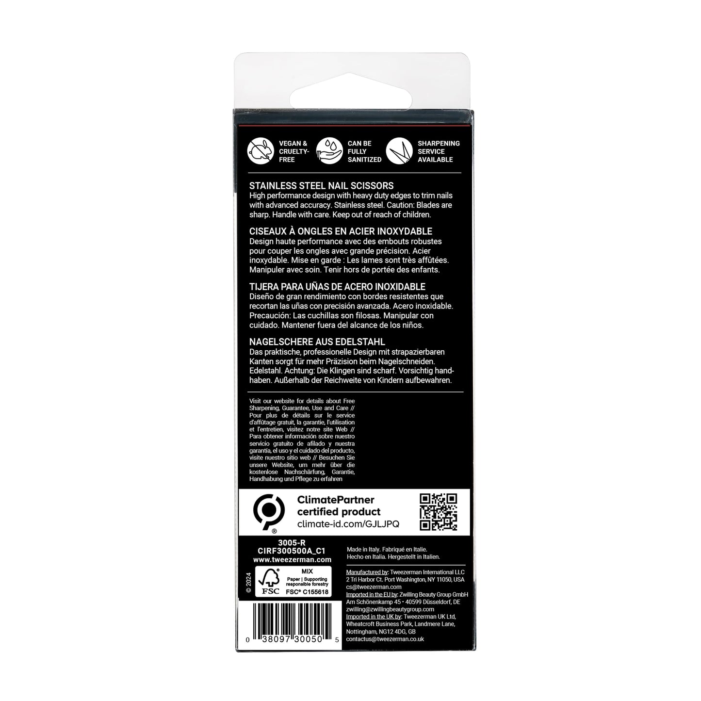 Tweezerman Nail Scissors Stainless Steel