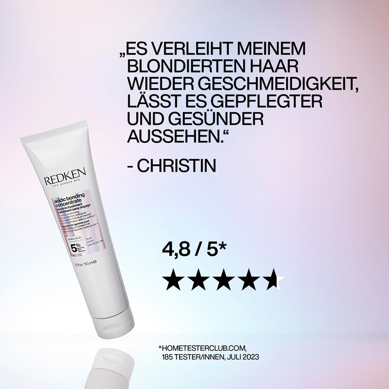 Redken Acidic Bonding Concentrate Leave In Conditioner - Hair Repair Treatment For Damaged Hair, Bond Building & Strengthening, Heat Protection