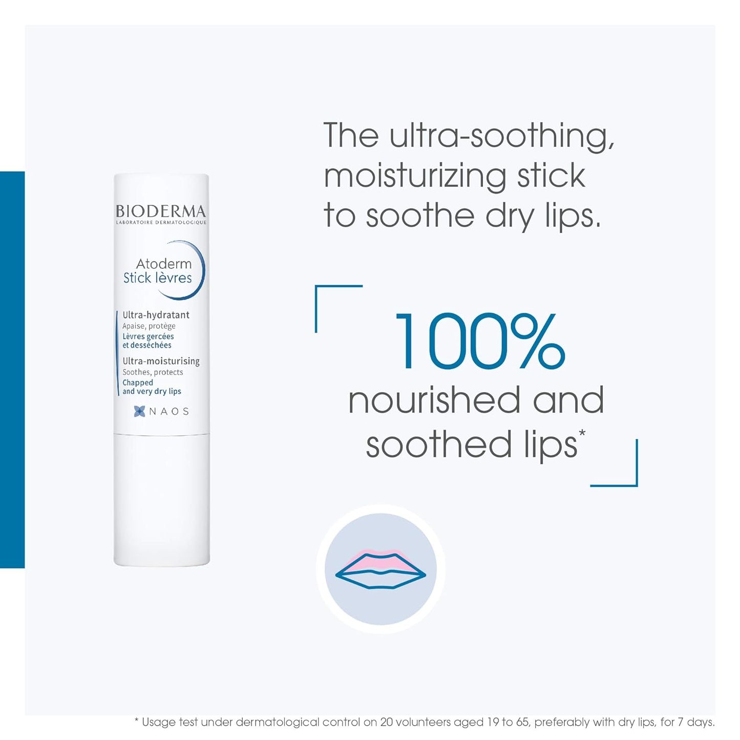 Bioderma Atoderm Lip Stick - Hydrating & Soothing Formula for Dry Lips | Moisturizing Care