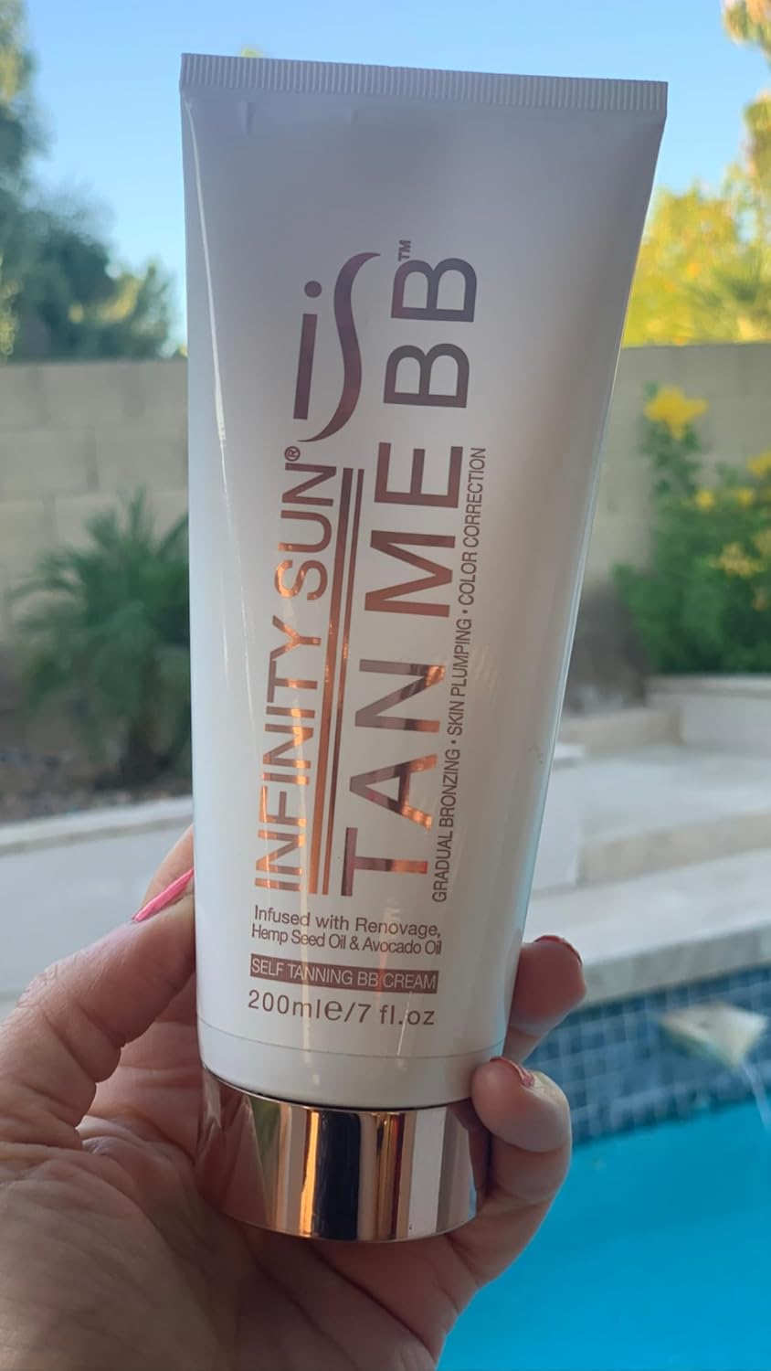 Self-Tanning BB Cream - Gradual Bronzing Lotion with Natural Ingredients | 7 Oz Sunless Tanner for Body