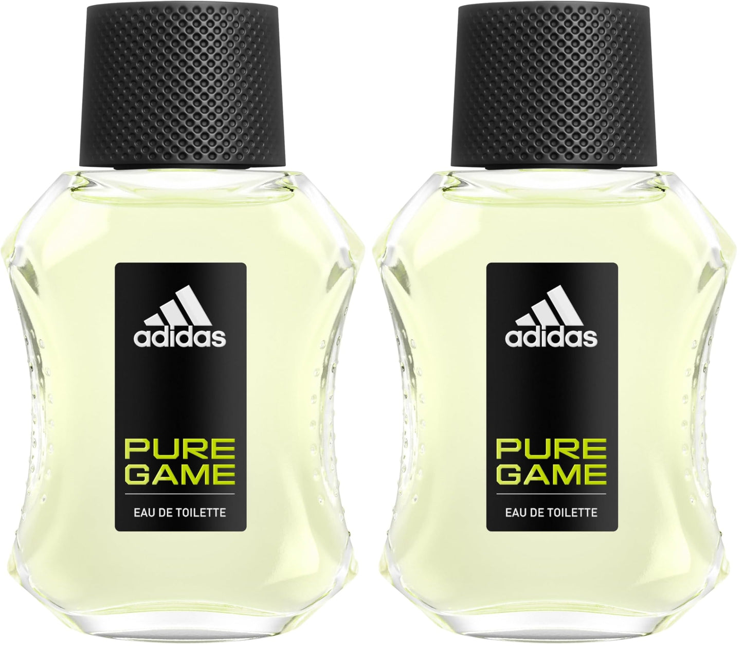 adidas Pure Game Eau De Toilette Spray for Men, 1.7 fl oz (Pack of 2)