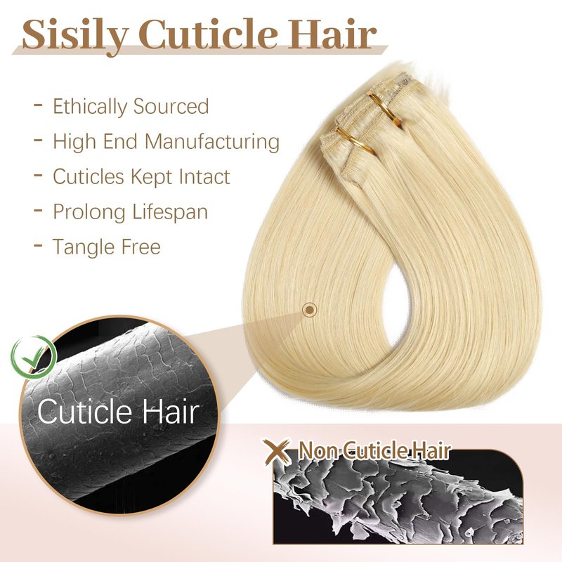 Sisily Clip in Hair Extensions Real Human Hair,20 inch 70g, Natural Straight Human Hair Clip in Extensions for Black Woman, Soft Straight 7pcs Per Set with 16 Clips Double Weft