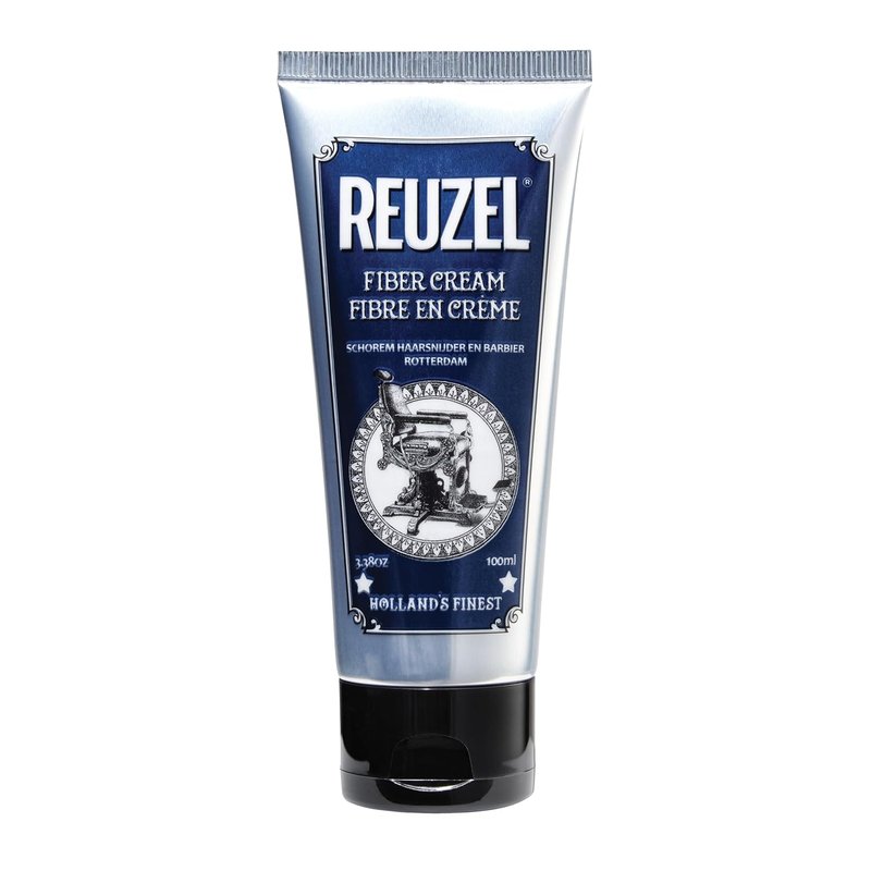 Reuzel Fiber Cream - Low Shine Hair Styling Cream for Strong Hold | 3.38 oz